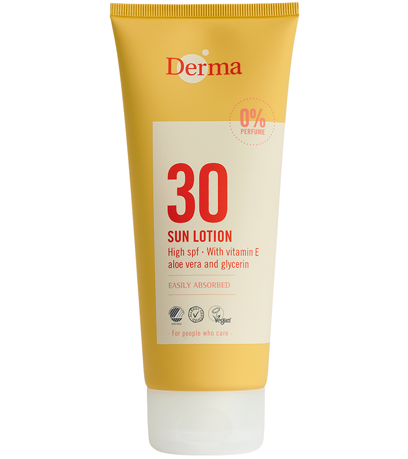 Derma Sollotion SPF30 (200 ml) - Vandfast solcreme